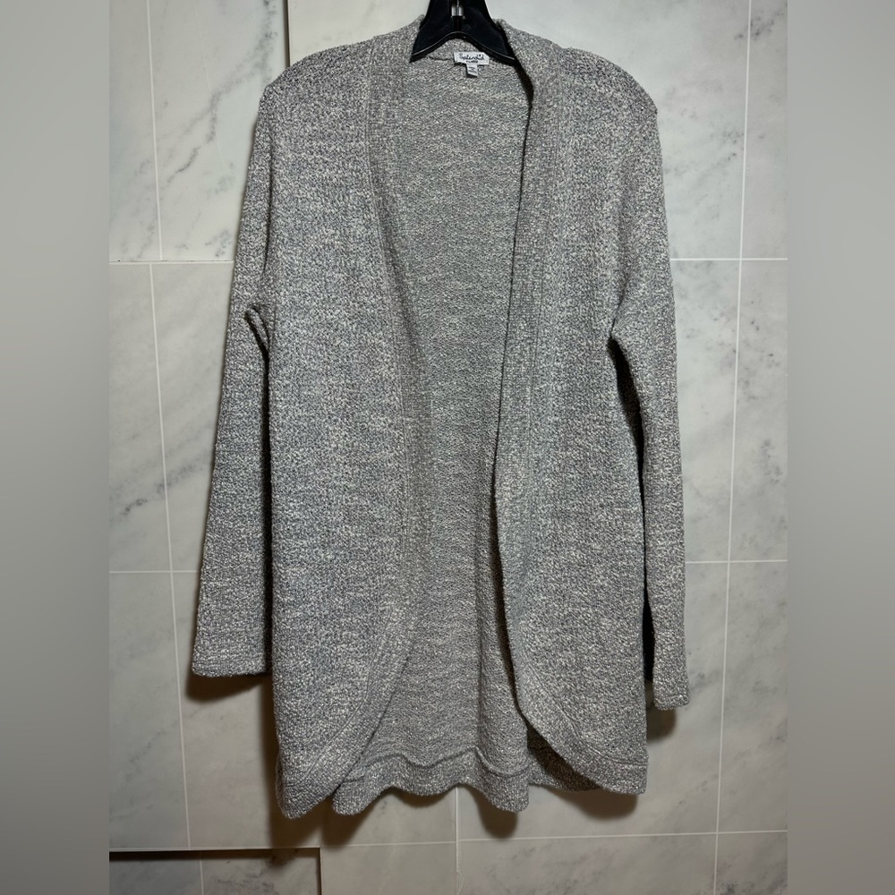 - Splendid Metallic Yarn Greg  Duster Cardigan Size XL
